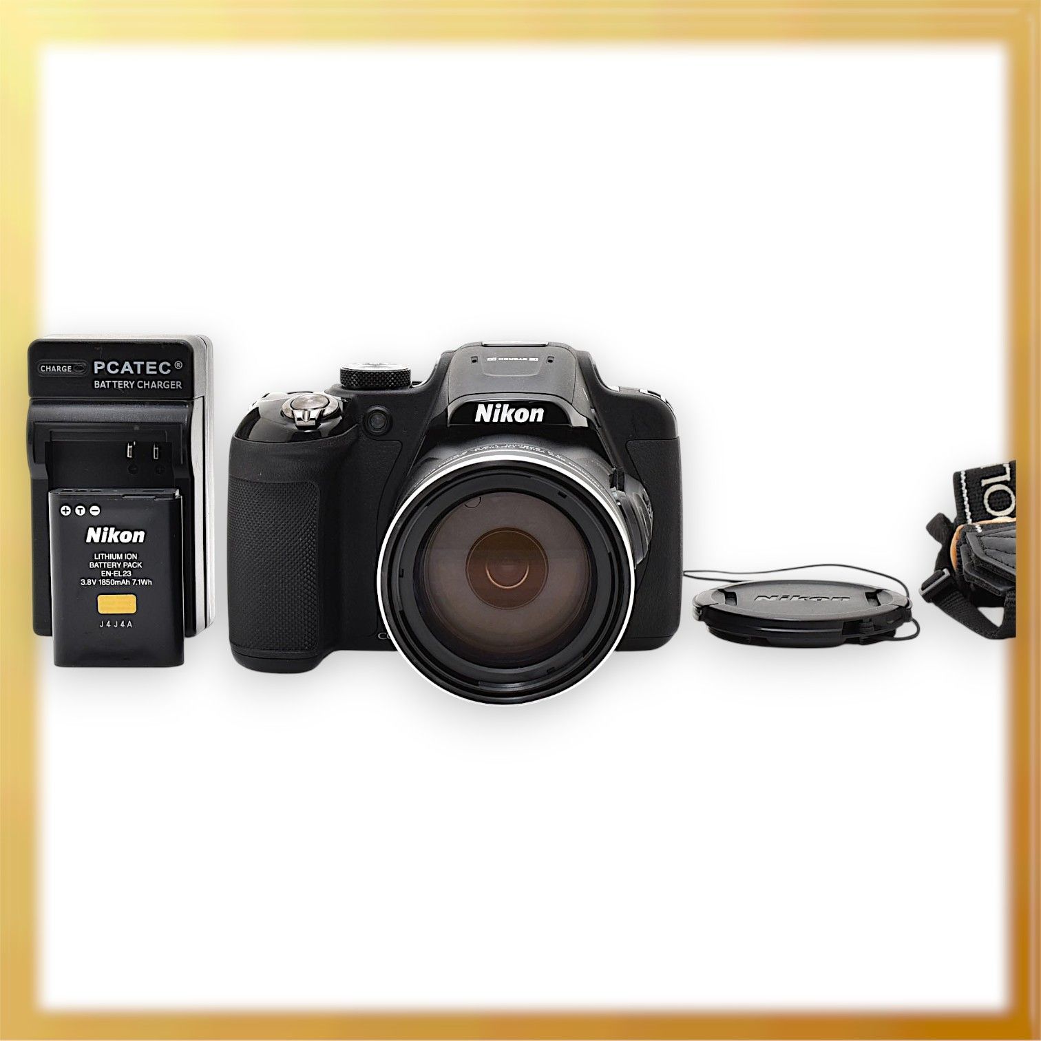 極美品｜Nikon COOLPIX P610 デジタルカメラ 光学60倍 1600万画素 ブラック｜M318