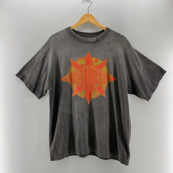 【中古】SAINT MICHAEL×DENIM TEARS 24AW S/S Tee フェードブラック サイズM SM-YS1-0000-C45[24]