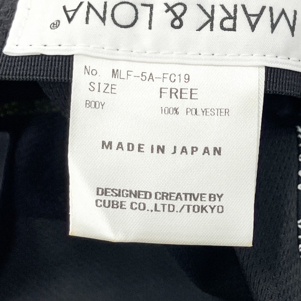 MARK&LONA マークアンドロナ 2025年モデル キャップ カモフラ 迷彩柄 ブラック系 FREE [240101713464] ゴルフウェア ストスト