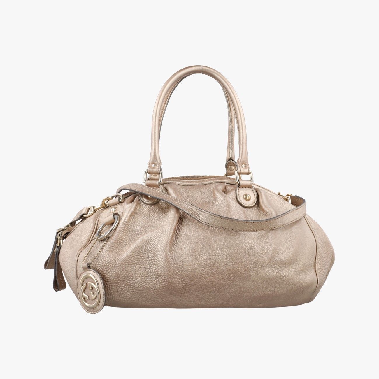 グッチGucciスーキー ゴールド レザー 223974 F9793469