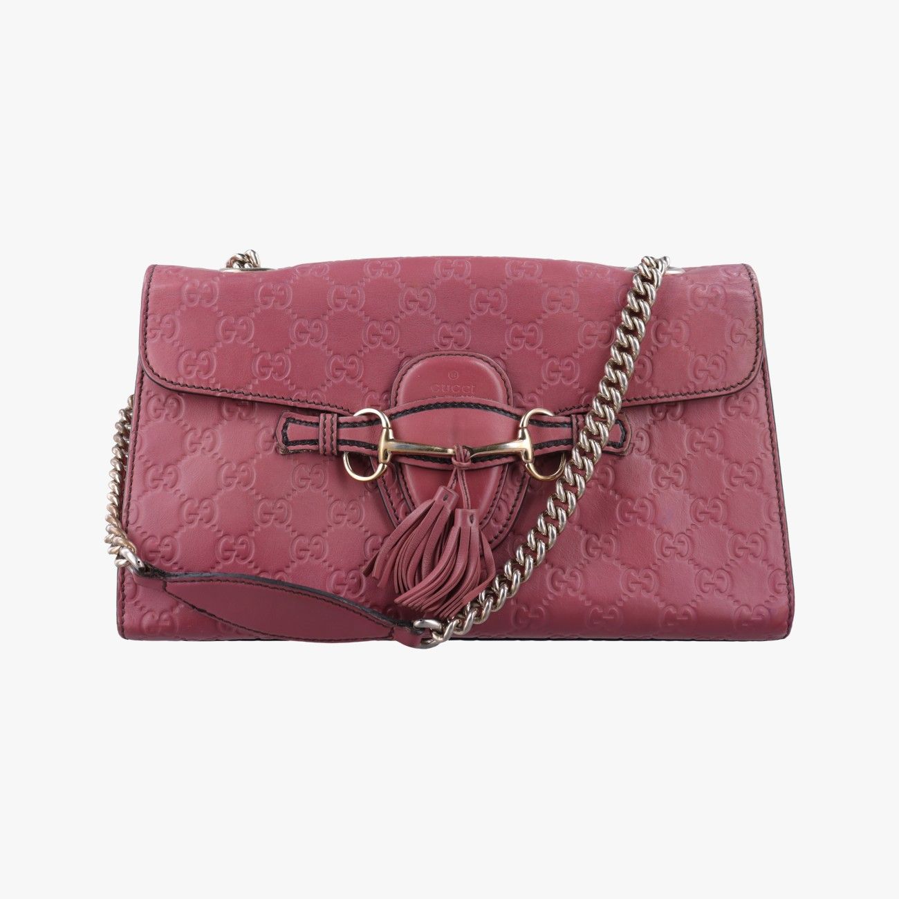 グッチGucciエミリー ピンク レザー 295402 製番不明