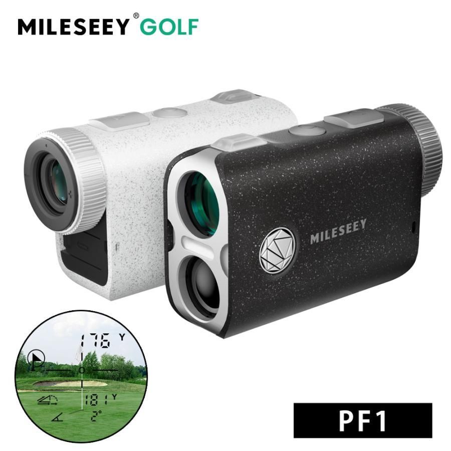 ゴルフ 距離計 Mileseey PF1 レーザー距離計 IP65防水 1000yd対応 6倍望遠 高低差補正 競技対応 ピンロック golf 日本語 測定器 計測機 マイルシー 父の日