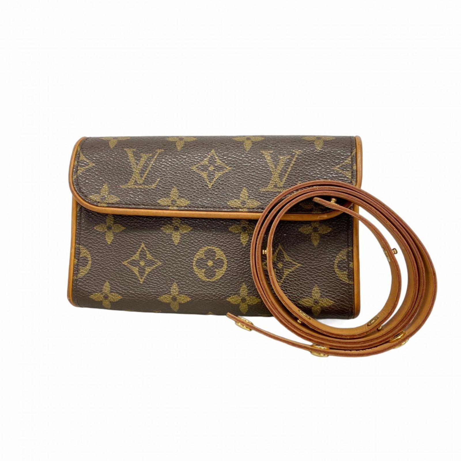 ルイ・ヴィトン(Louis Vuitton) ルイ・ヴィトン バッグ・ウエストバッグ モノグラム ポシェットフロランティーヌ M51855 ブラウンレディース