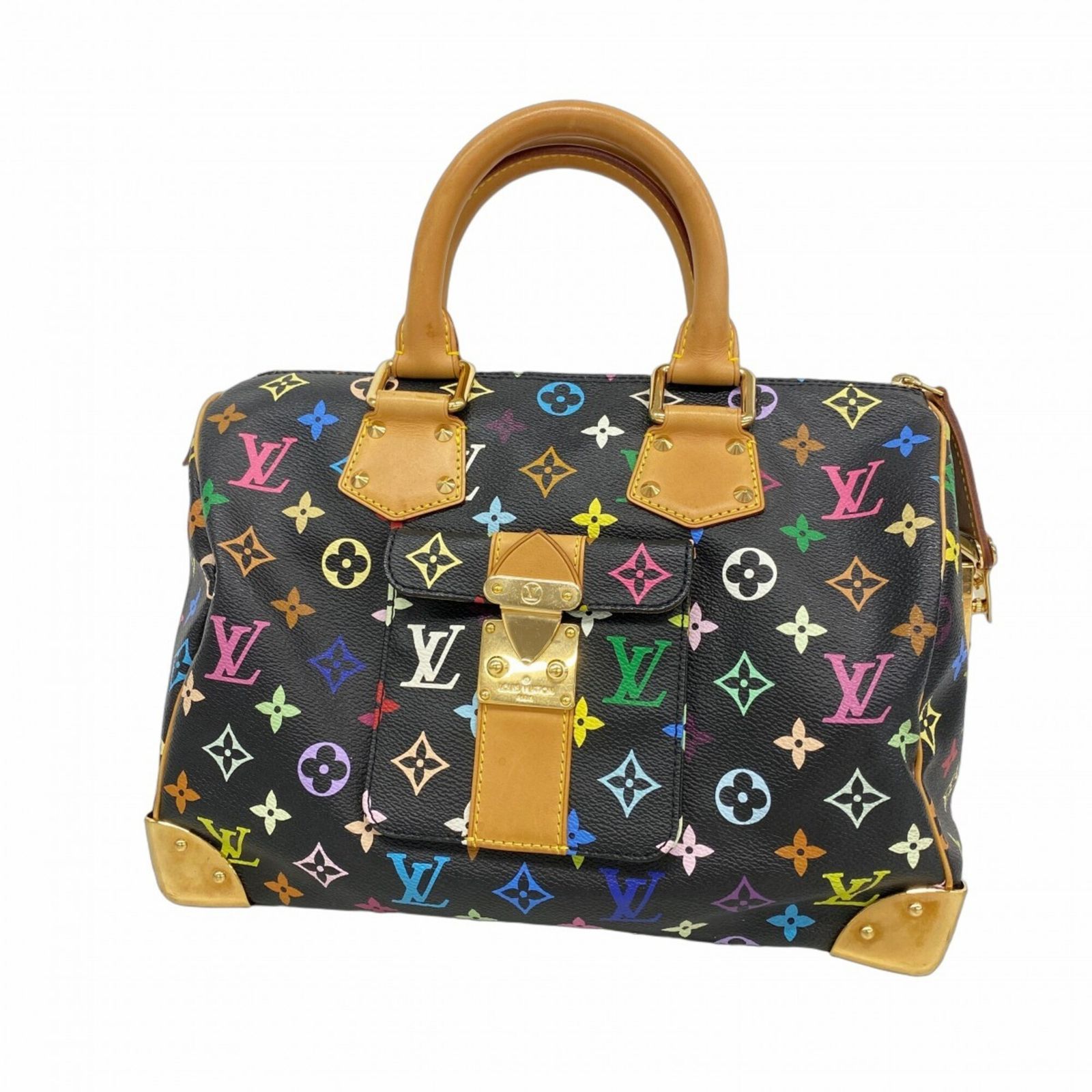 ルイ・ヴィトン(Louis Vuitton) ルイ・ヴィトン ハンドバッグ モノグラム・マルチカラー スピーディ30 M92642 ノワールレディース