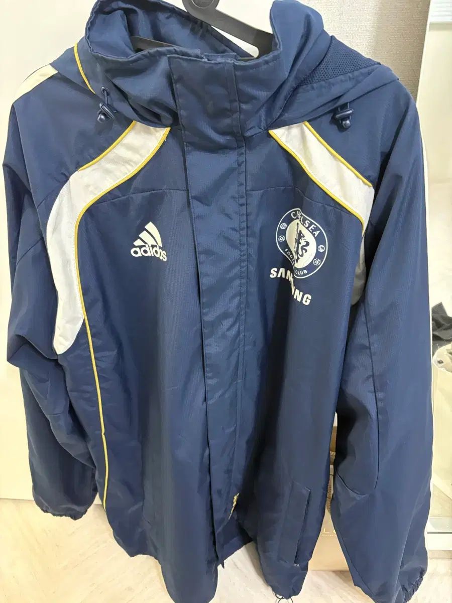 チェルシーFC adidas ウィンドブレーカー ジャケット ネイビー