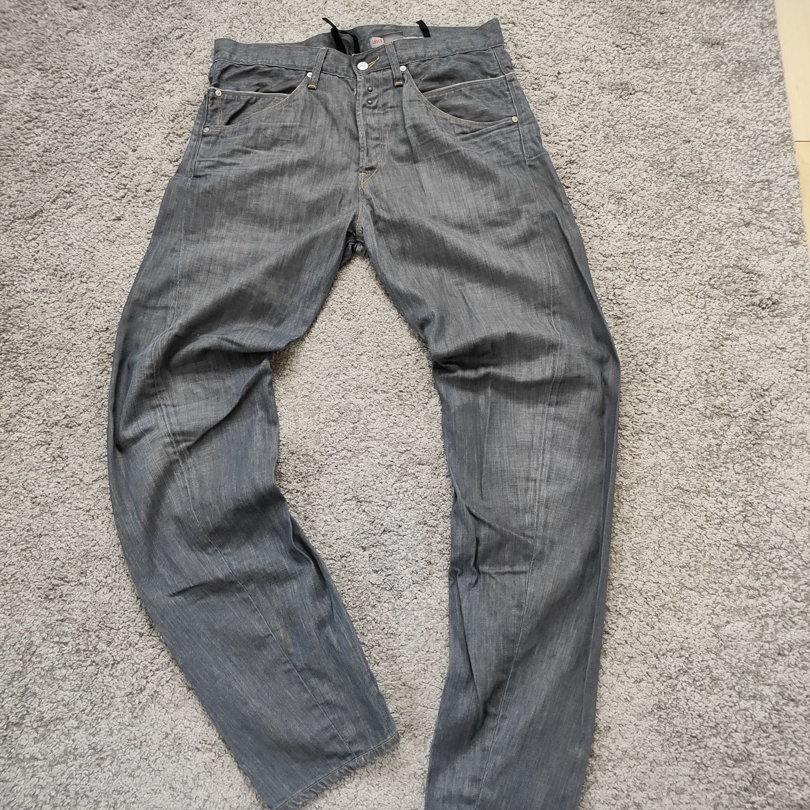 リーバイス　エンジニアードジーンズ　トルコ製　シンチバック　ユーロリーバイス　Y2K　W34　グレー　DENIM　デニムパンツ　ジーンズ　JEANS　ジーパン　メンズ　中古　古着
