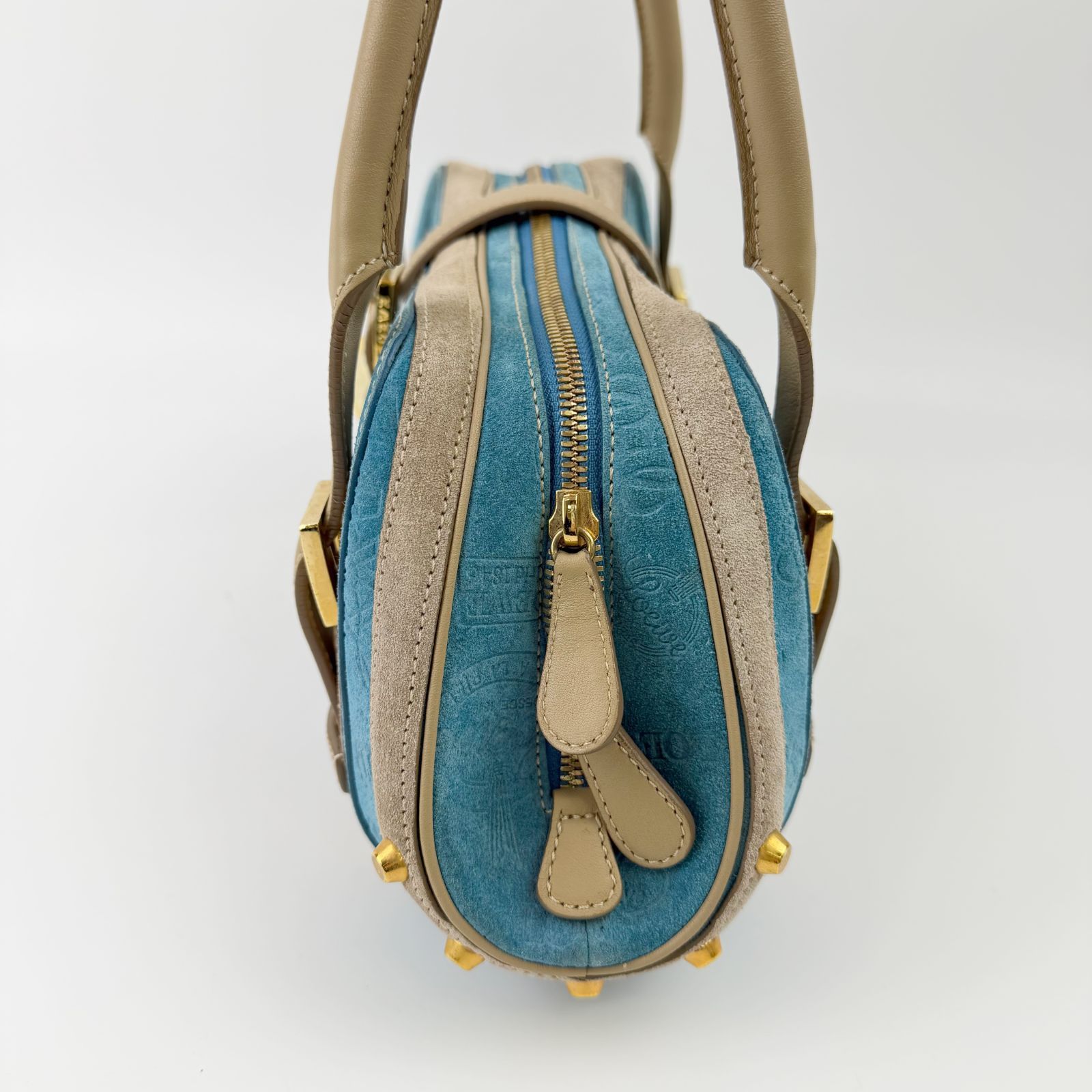 中古】LOEWE ロエベ アマソナ 160周年記念 ハンドバッグ スエード