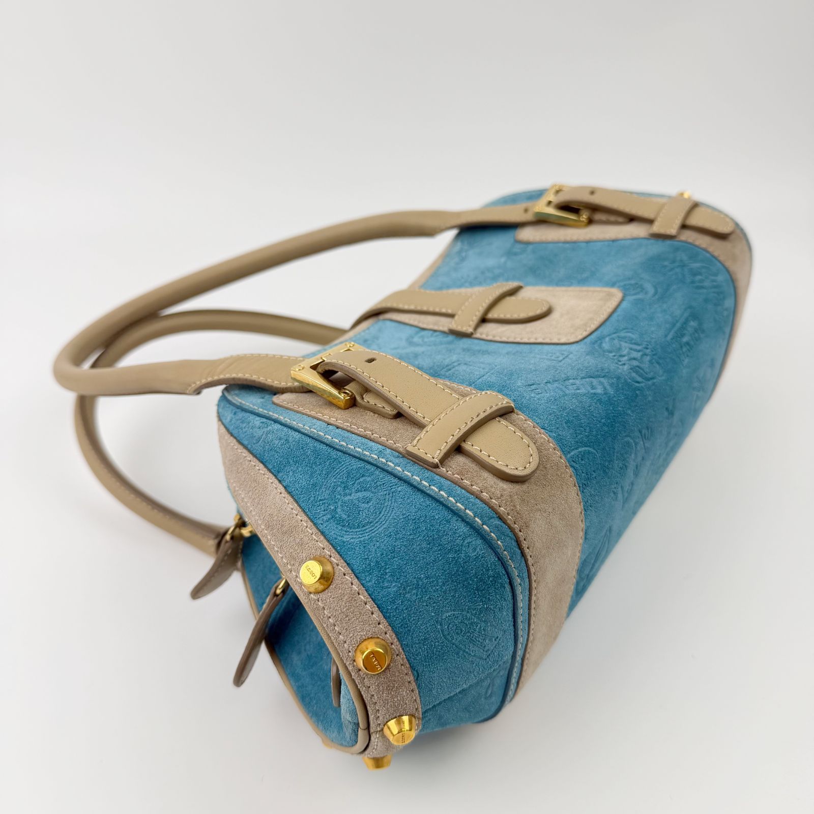 中古】LOEWE ロエベ アマソナ 160周年記念 ハンドバッグ スエード