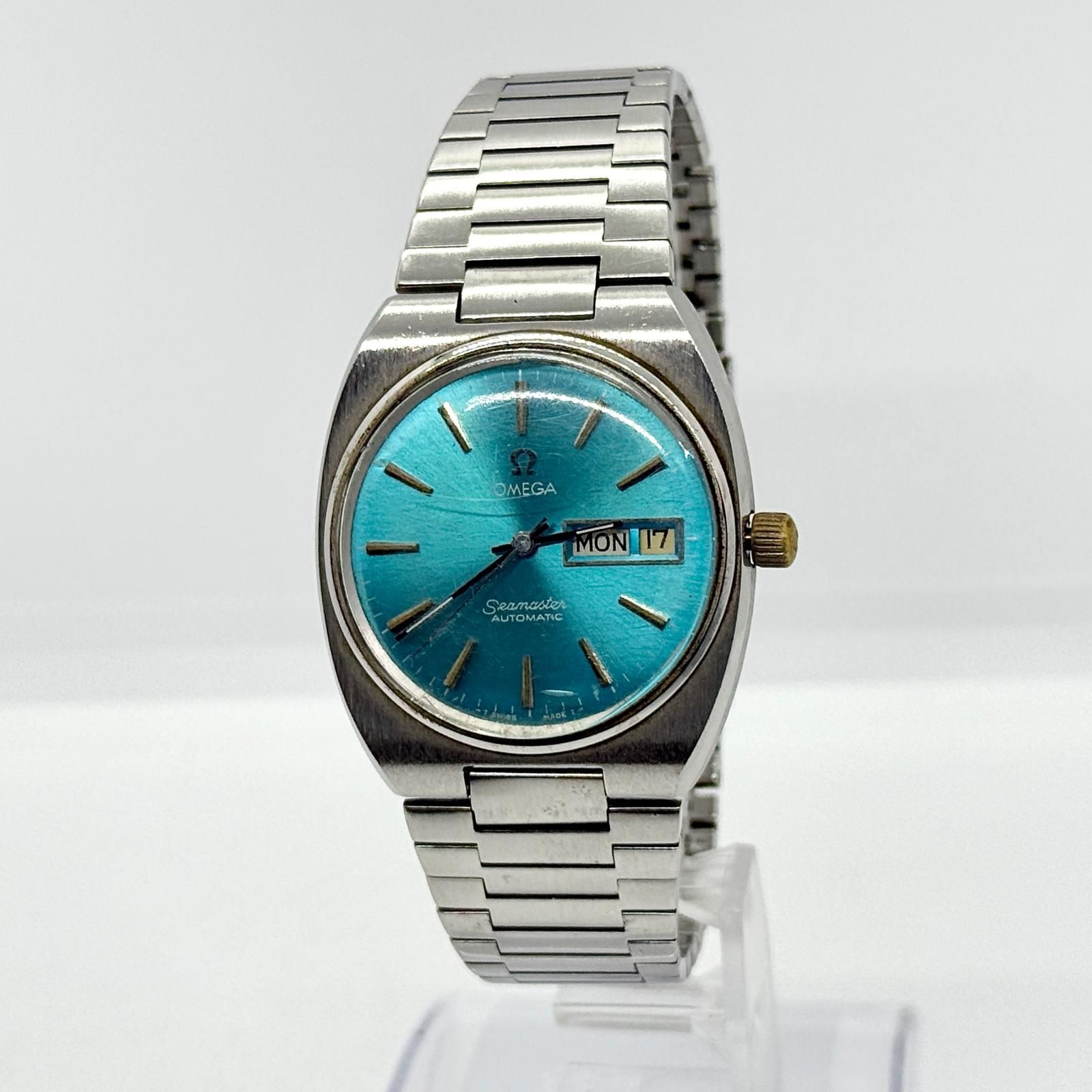 OMEGA オメガ シーマスター 166.0216 ブルー AT メンズ 現状品 腕時計 