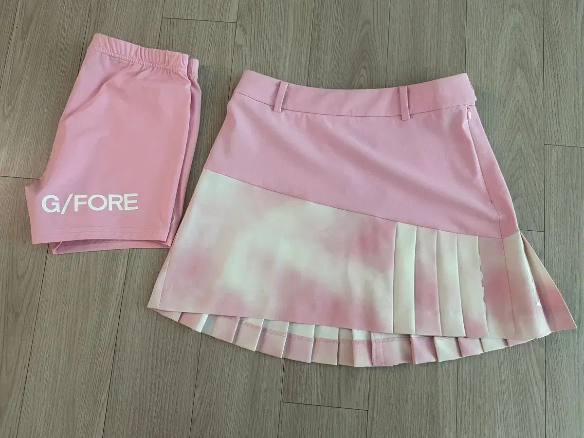G FORE(ジーフォア) ピンク ゴルフ スカート 64 正規品