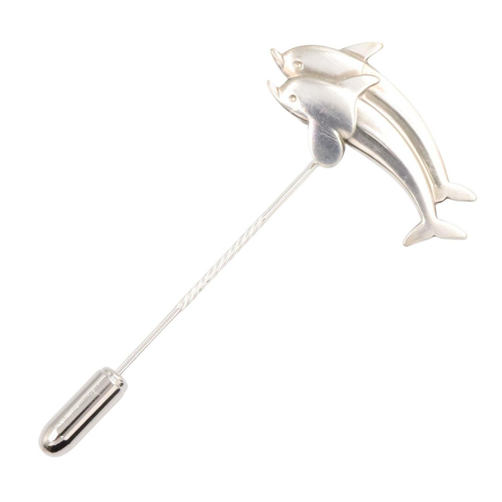 Georg Jensen ジョージジェンセン ピンブローチ イルカ ブローチ