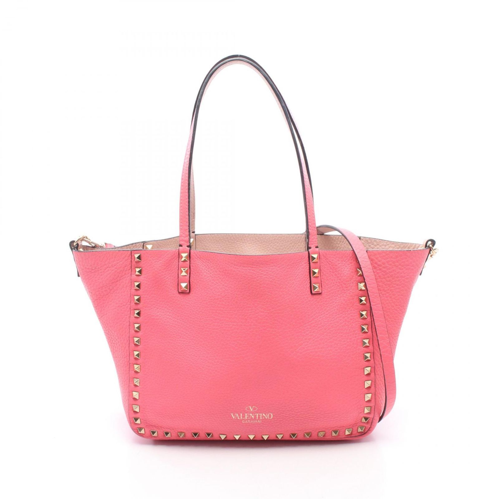 Valentino ヴァレンチノ ロックスタッズ リバーシブル 2WAY トートバッグ
