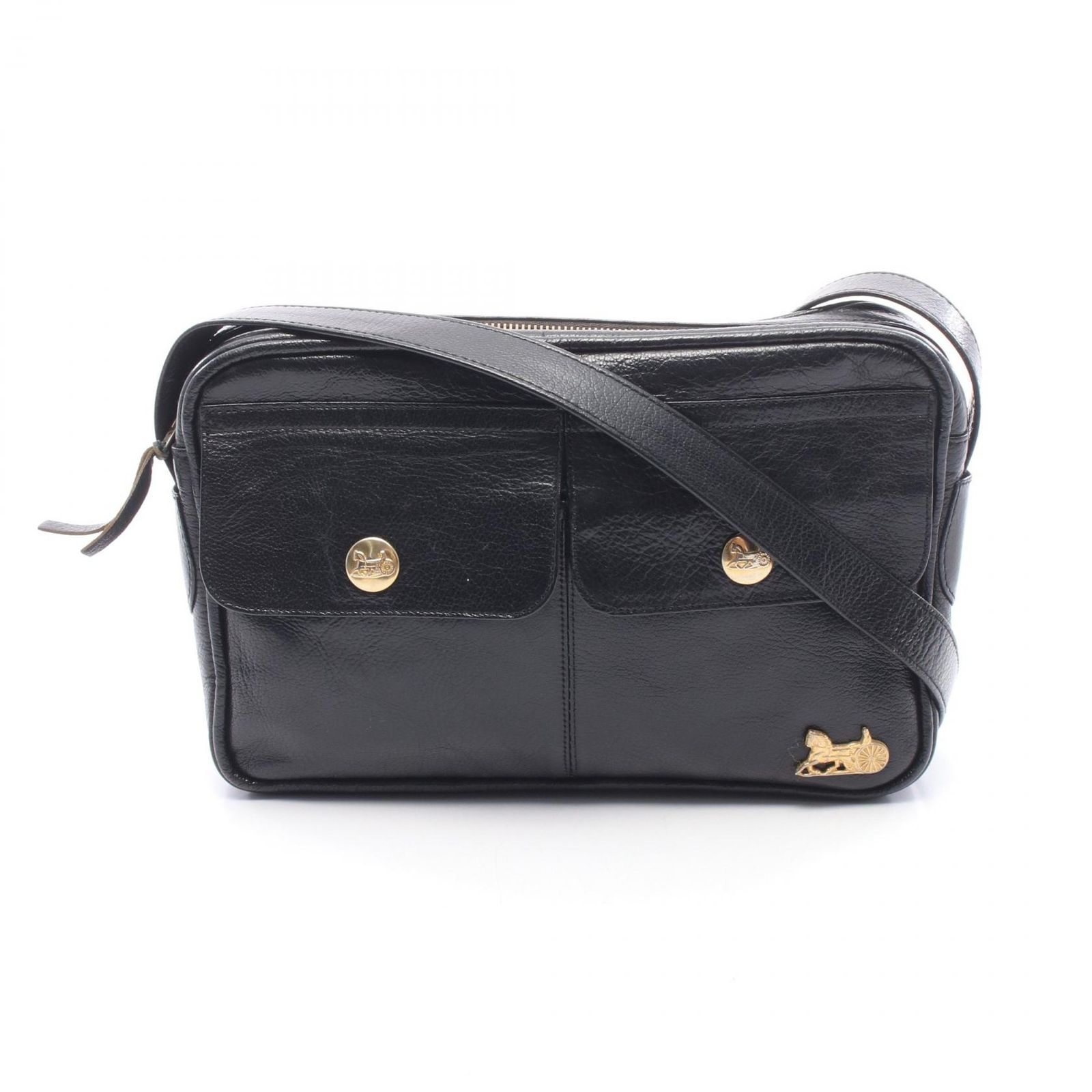 CELINE セリーヌ 馬車金具 ショルダーバッグ
