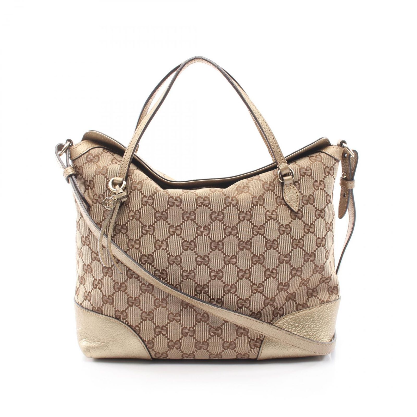 GUCCI グッチ ブリー GGキャンバス 2WAY ハンドバッグ