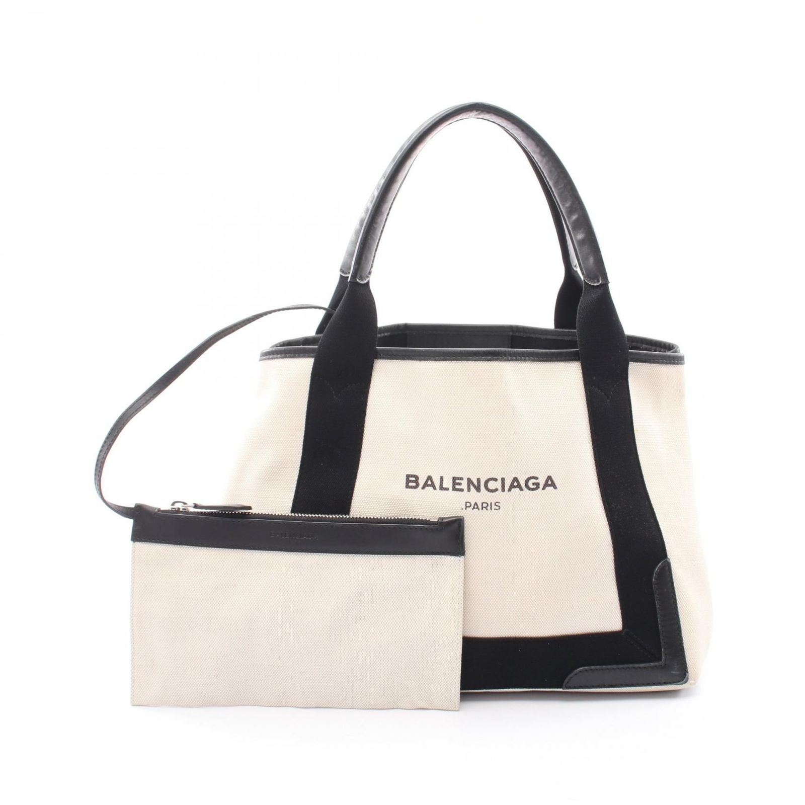 BALENCIAGA バレンシアガ NAVY CABAS S ネイビーカバ トートバッグ