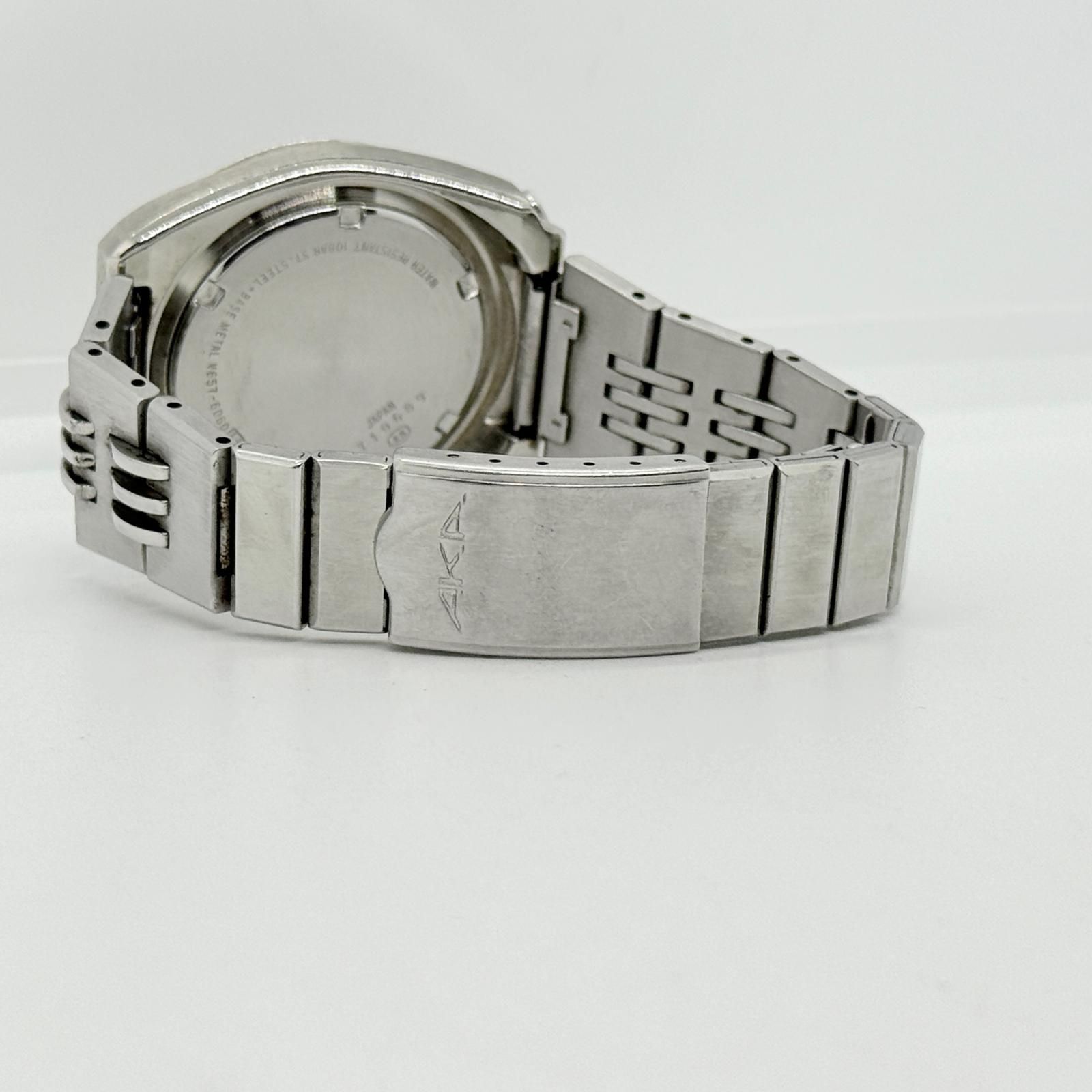 SEIKO セイコー 10BAR アルバ 10/1 クロノグラフ AKA V657-6060 グリーン QZ メンズ 腕時計 稼働品