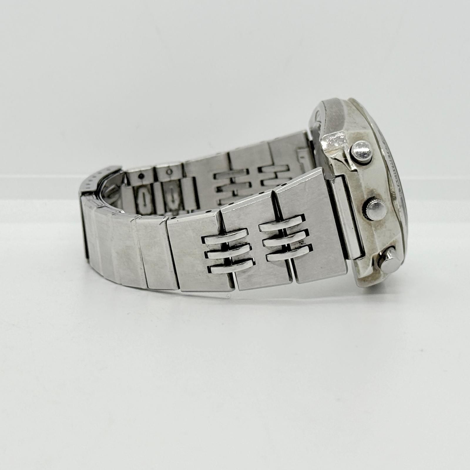 SEIKO セイコー 10BAR アルバ 10/1 クロノグラフ AKA V657-6060 グリーン QZ メンズ 腕時計 稼働品