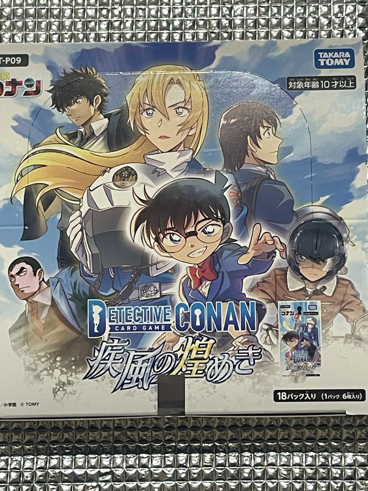 未開封品】 名探偵コナンTCG 疾風の煌めき CT-P09 1 BOX テープ付き
