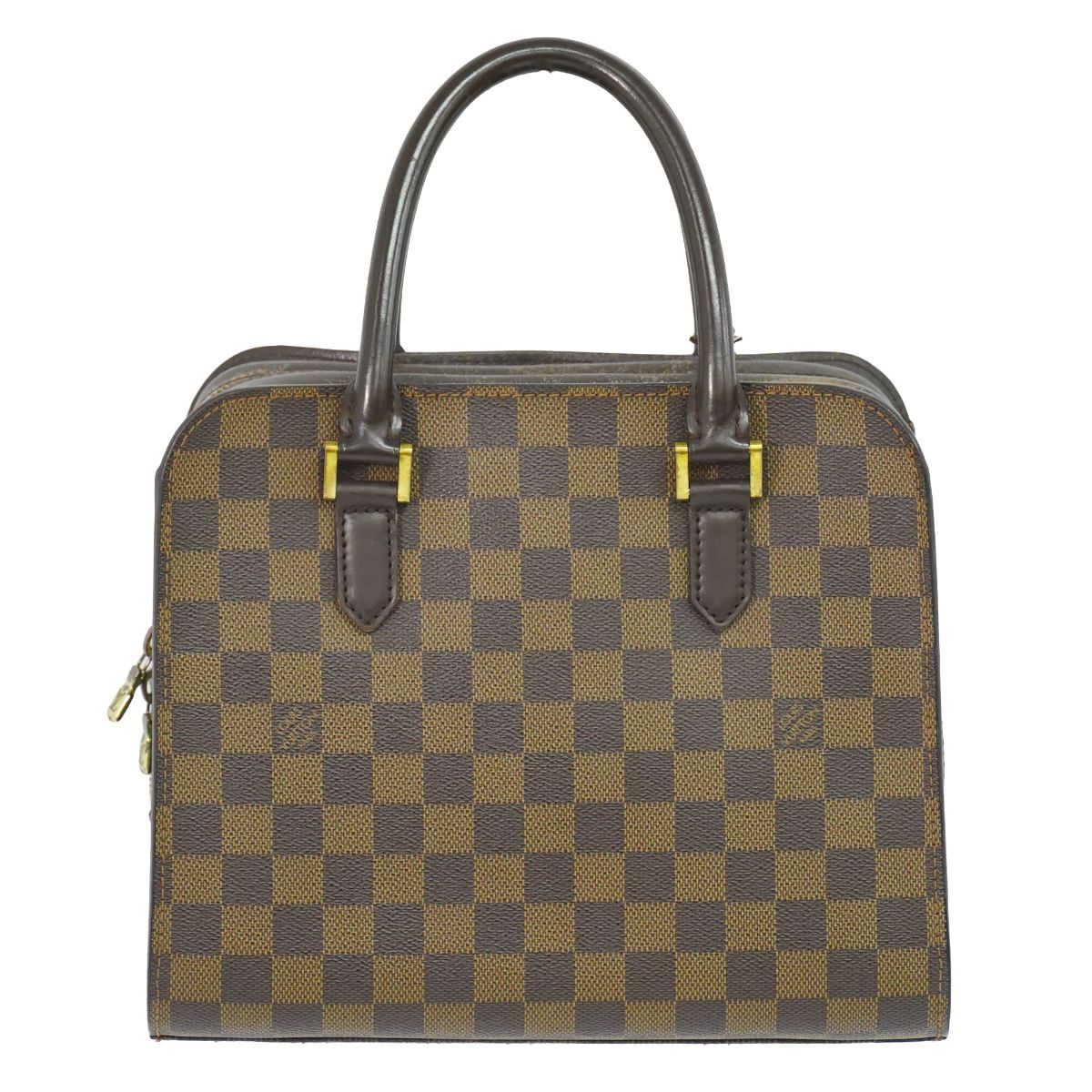 LOUIS VUITTON Triana トリアナ ダミエ・エベヌ 本物 ルイヴィトン LOUIS VUITTON LV トリアナ ダミエ エベヌ