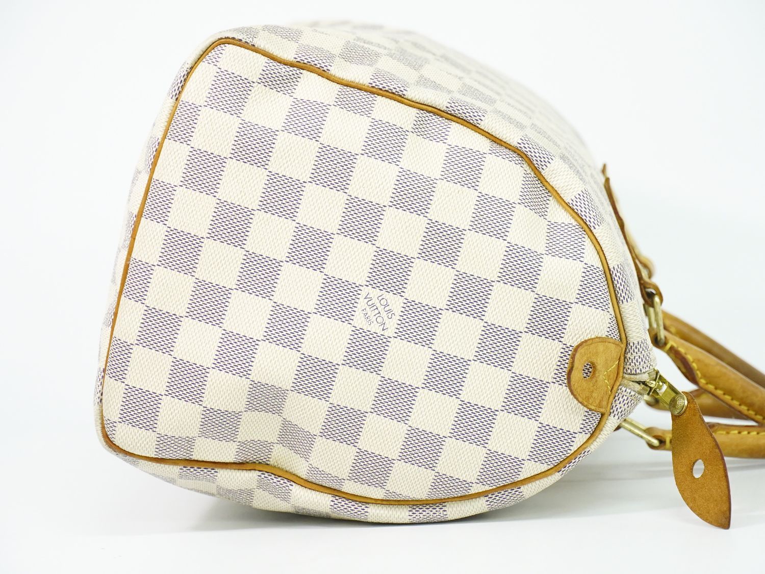 s*2様 LOUIS VUITTON ダミエ・アズール 30 ボストンバッグ 本物 ルイヴィトン LOUIS VUITTON LV スピーディ 30 ダミエ アズール