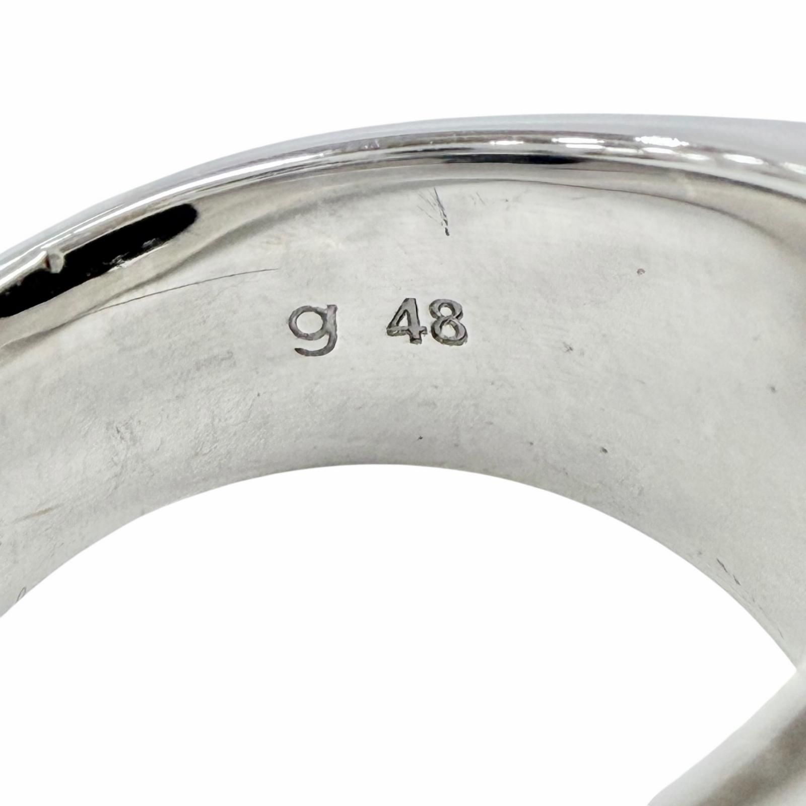 極美品◇TOM WOOD トムウッド 925 9K May Ring Black Onyx Diamond メイ リング ブラックオニキス ダイヤモンド リング 指輪 シルバー ブラック ゴールド 48 JP9号 重量11.3g メンズ 定価185,400円