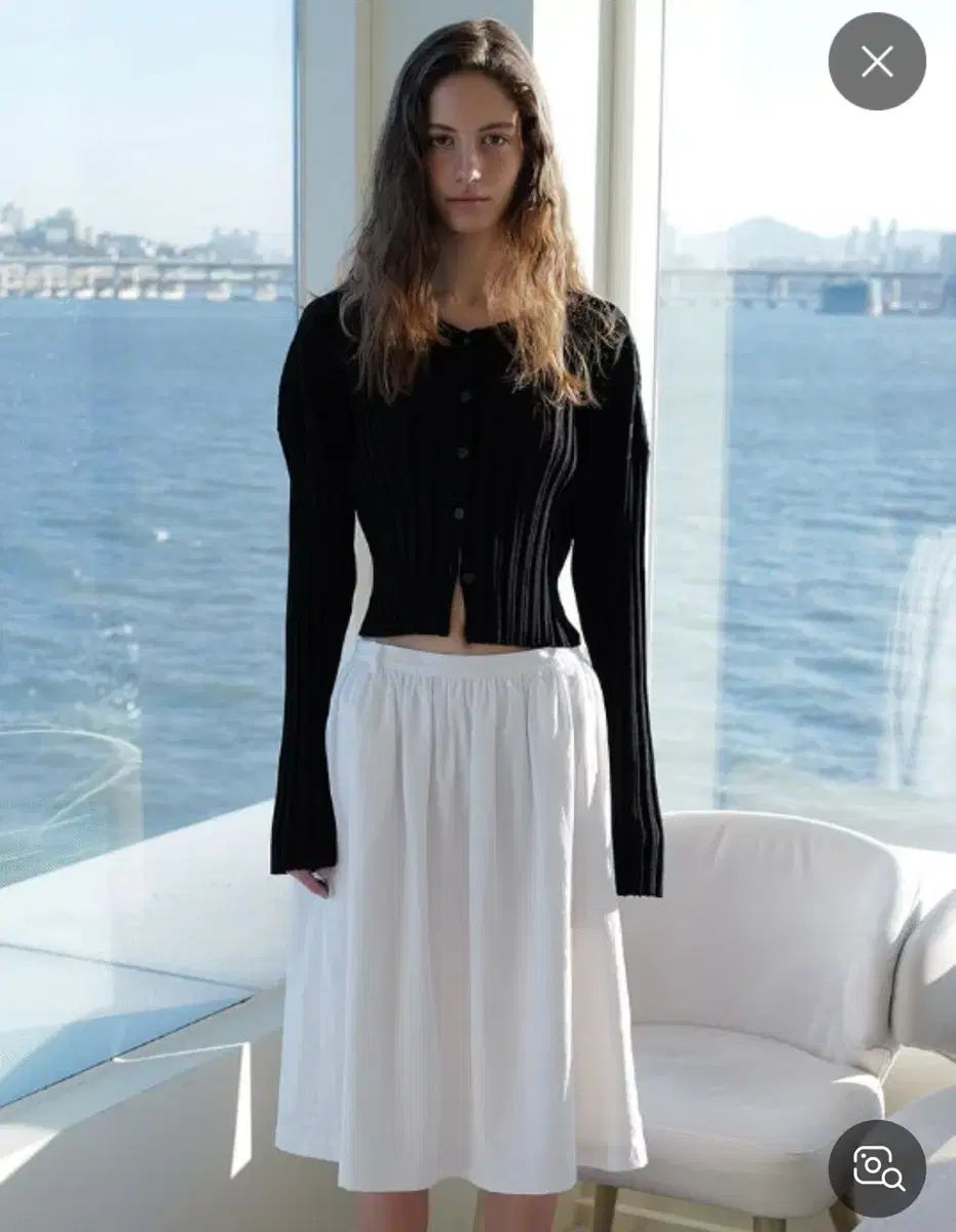 Le917 르셉템버 millie rib knit cardigan