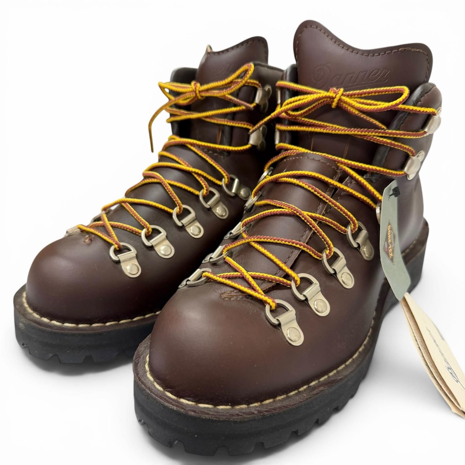 未使用品□Danner ダナー 30520X マウンテンライト レザー GORE-TEX アンクルブーツ トレッキングシューズ ダークブラウン 7 USA製 メンズ