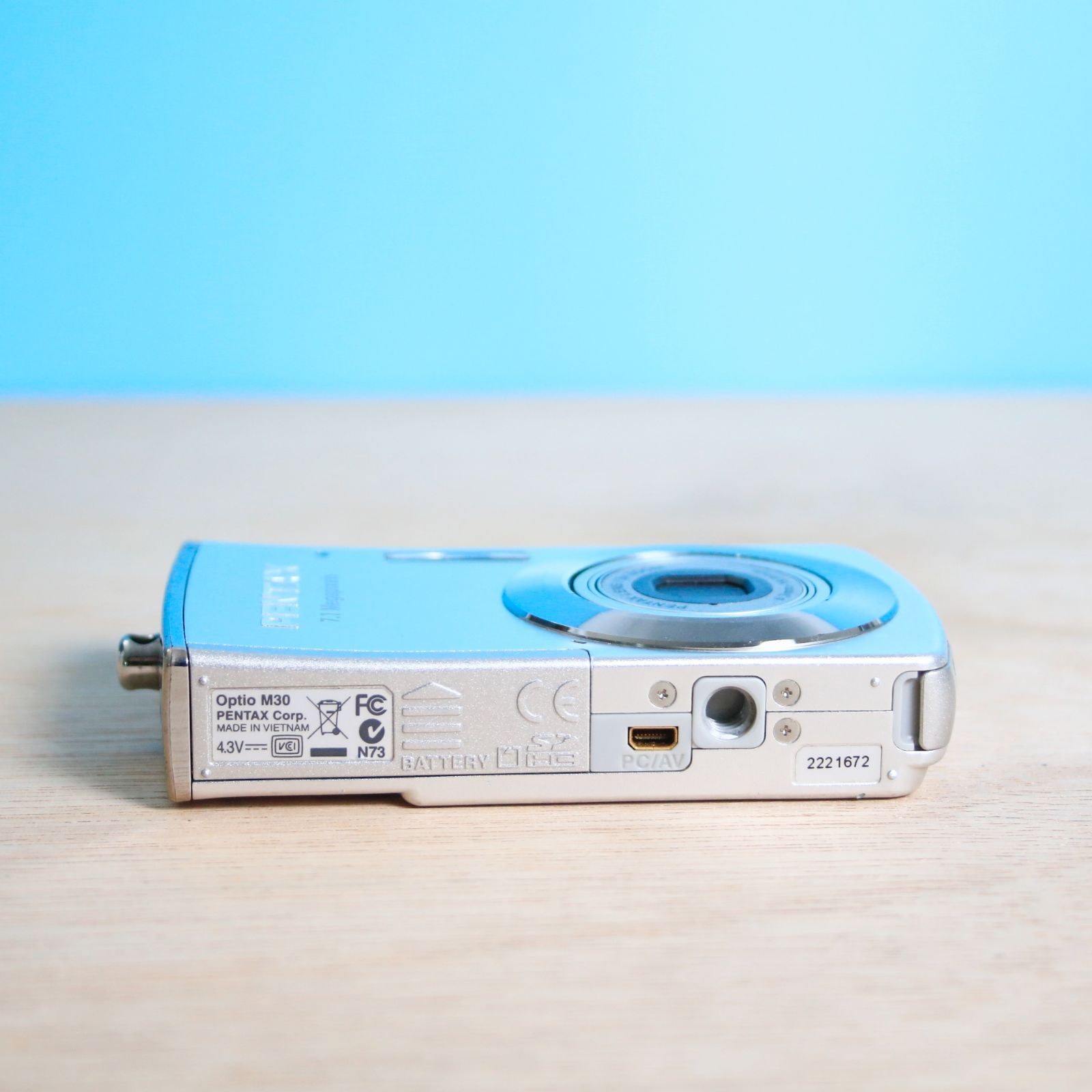 完動品❁美品 PENTAX Optio M30 シルバー コンパクトデジタルカメラ