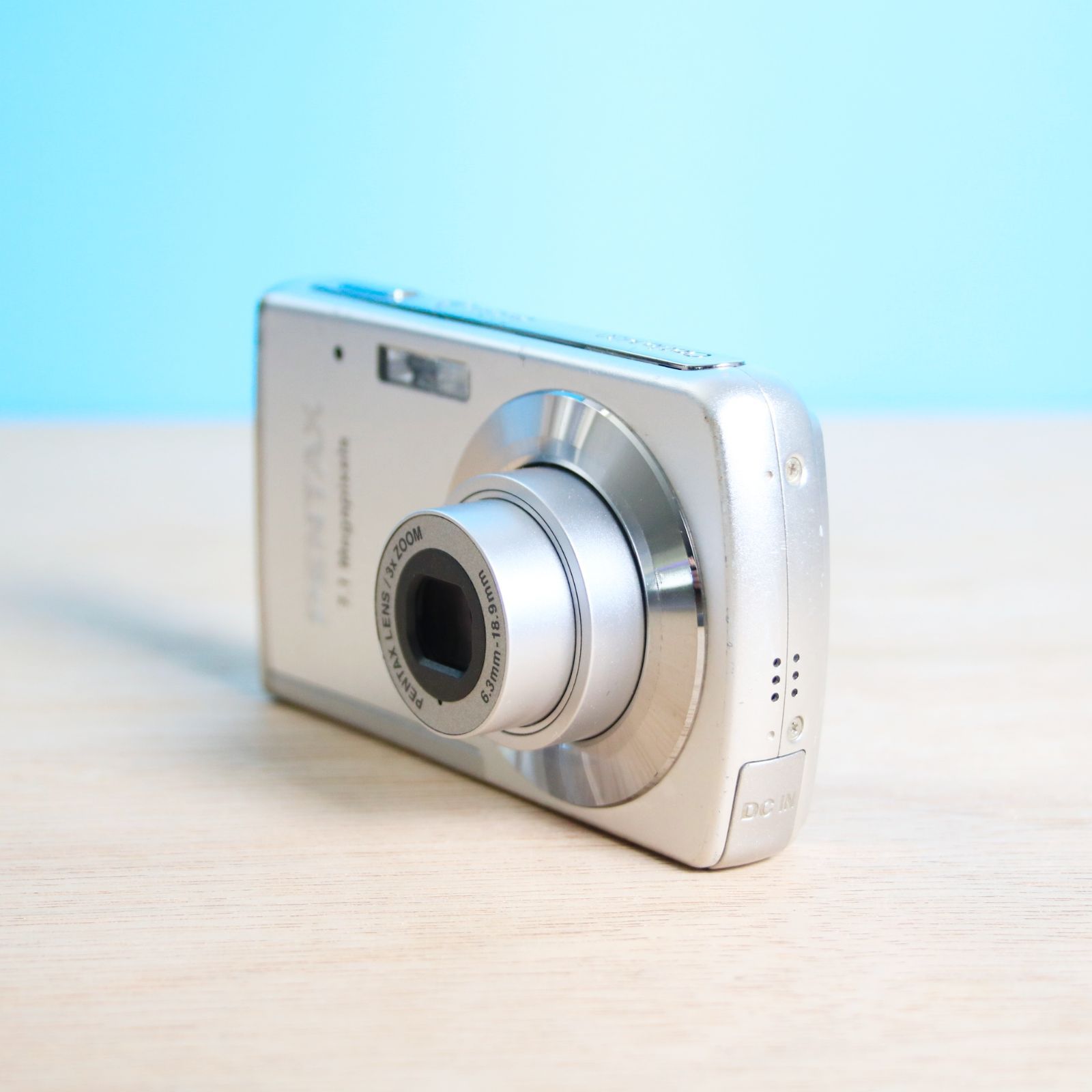 完動品❁美品 PENTAX Optio M30 シルバー コンパクトデジタルカメラ