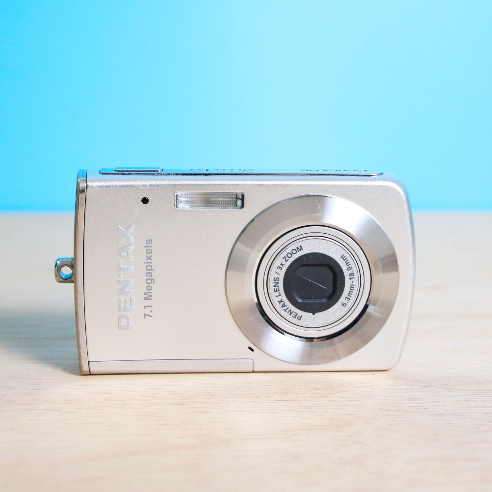 完動品❁美品 PENTAX Optio M30 シルバー コンパクトデジタルカメラ