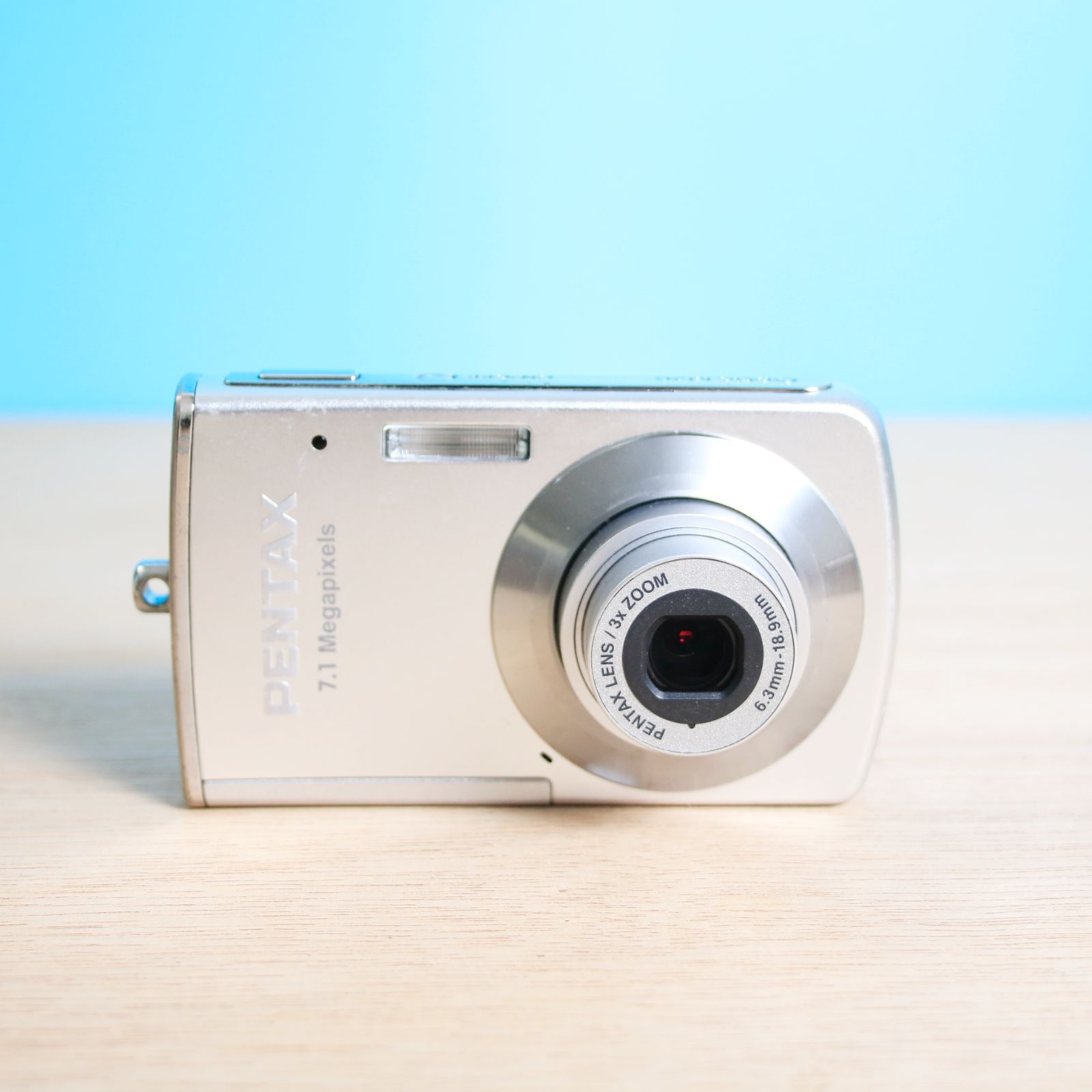 完動品❁美品 PENTAX Optio M30 シルバー コンパクトデジタルカメラ