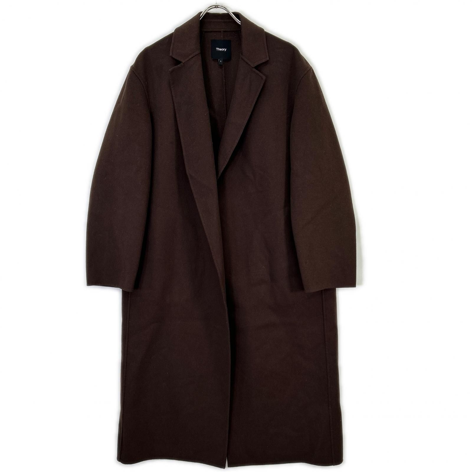 Theory セオリー 01-4409609 24年製 ブラウン ウール×カシミア コート