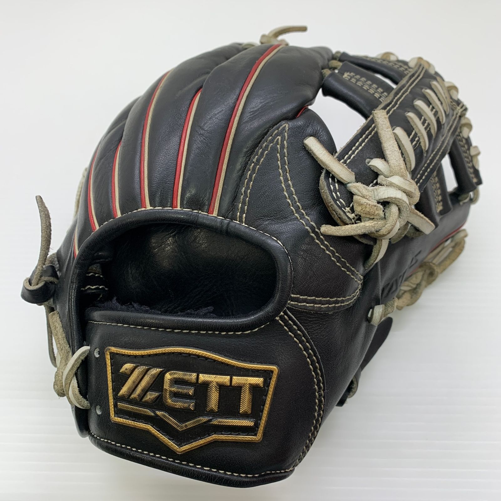 ゼット ZETT ネオステイタス BRGB31750 軟式 大人 一般 内野手用 グローブ グラブ 右投げ 中古品 野球 8838