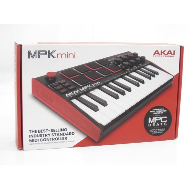 AKAI MPK mini 25鍵 USB MIDIコントローラー #UD4859