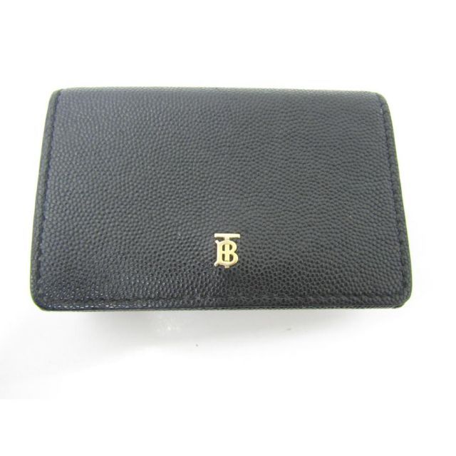 Burberry バーバリー TBロゴ 三つ折り 財布 ブラック ウォレット
