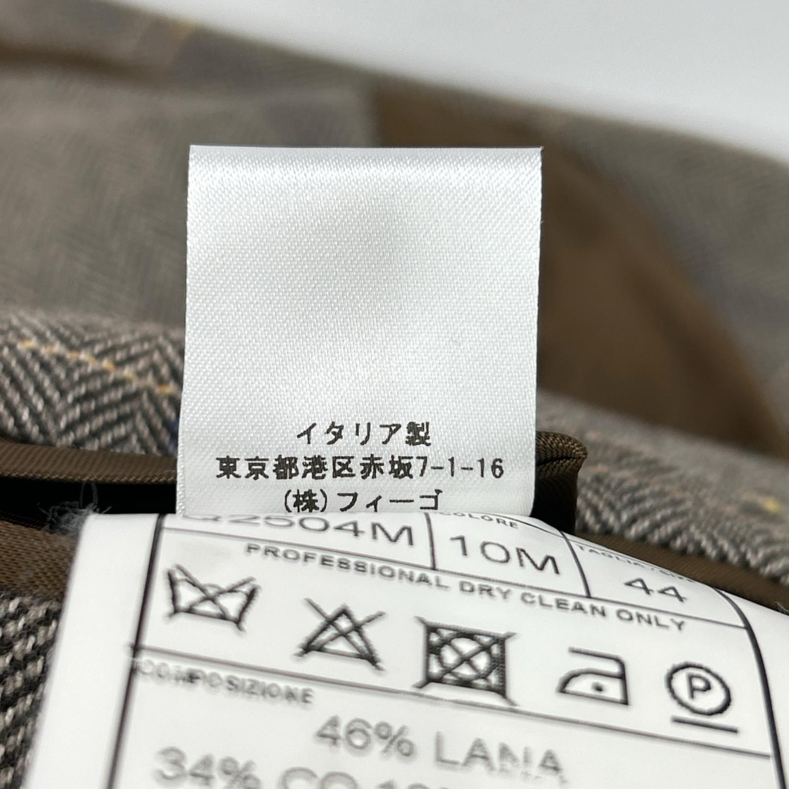 Santaniello サンタニエッロ グレーブラウン G525 ヘリンボーン 