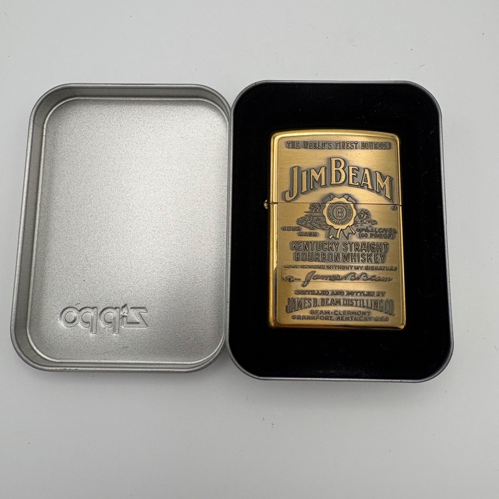 ZIPPO JIM BEAM ジッポー ジムビーム ブラス 希少 ヴィンテージ