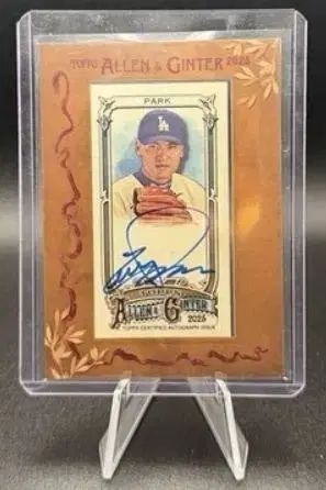2025 Topps Allen & Ginter 朴 賛浩（パク・チャンホ） オート