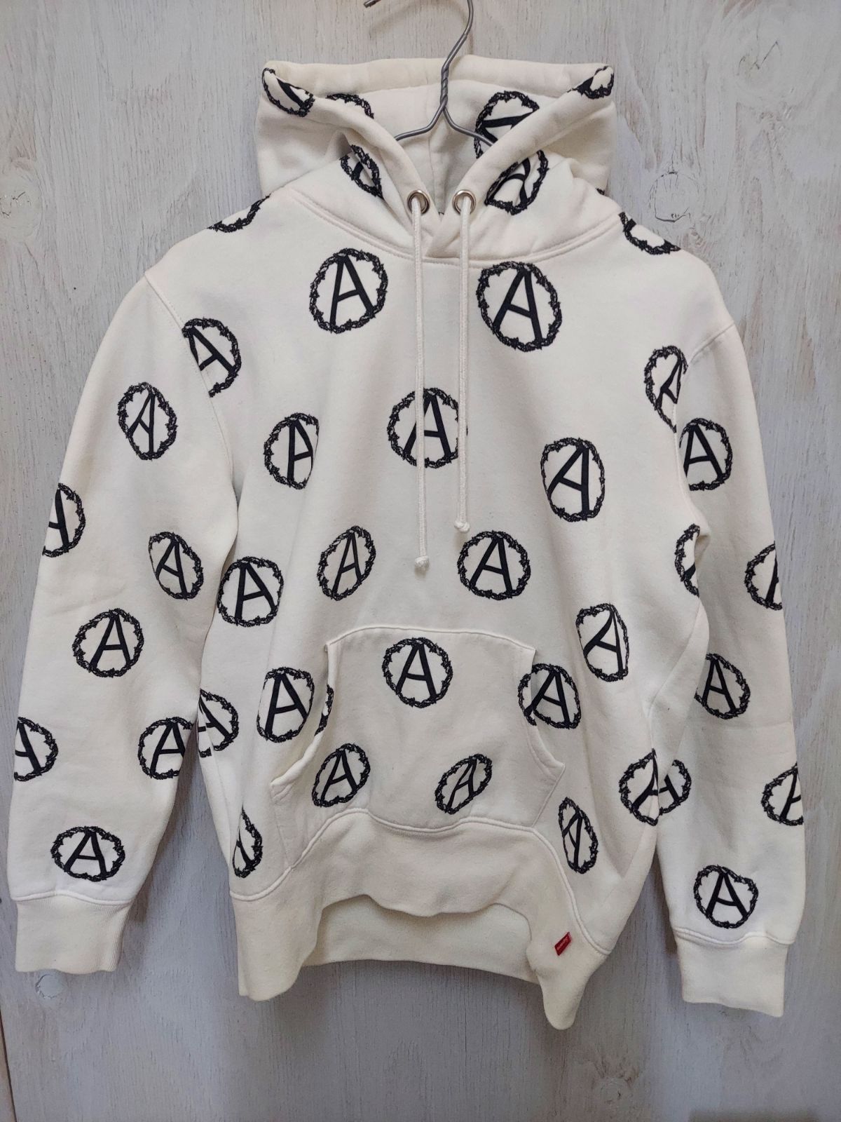シュプリーム　アンダーカバー　コラボ　パーカー　ホワイト　Mサイズ　16FW Anarchy Hooded Sweatshirts　■＊