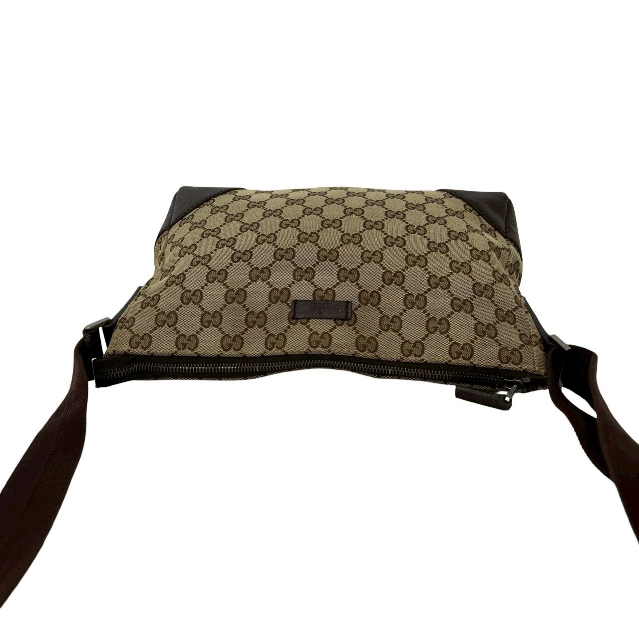 極 美品 GUCCI グッチ GGキャンバス GG 柄 ロゴ キャンバス レザー 本 