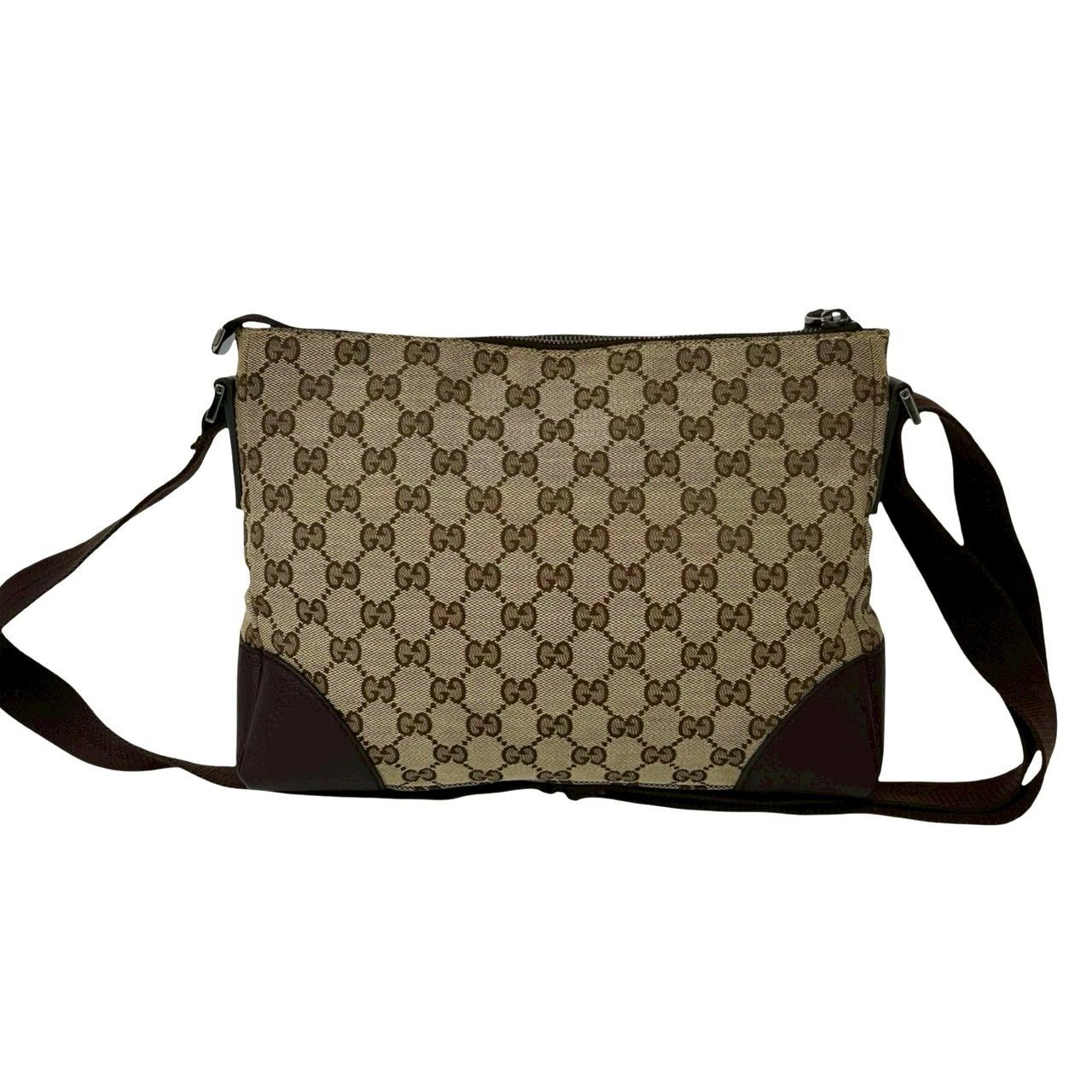 極 美品 GUCCI グッチ GGキャンバス GG 柄 ロゴ キャンバス レザー 本