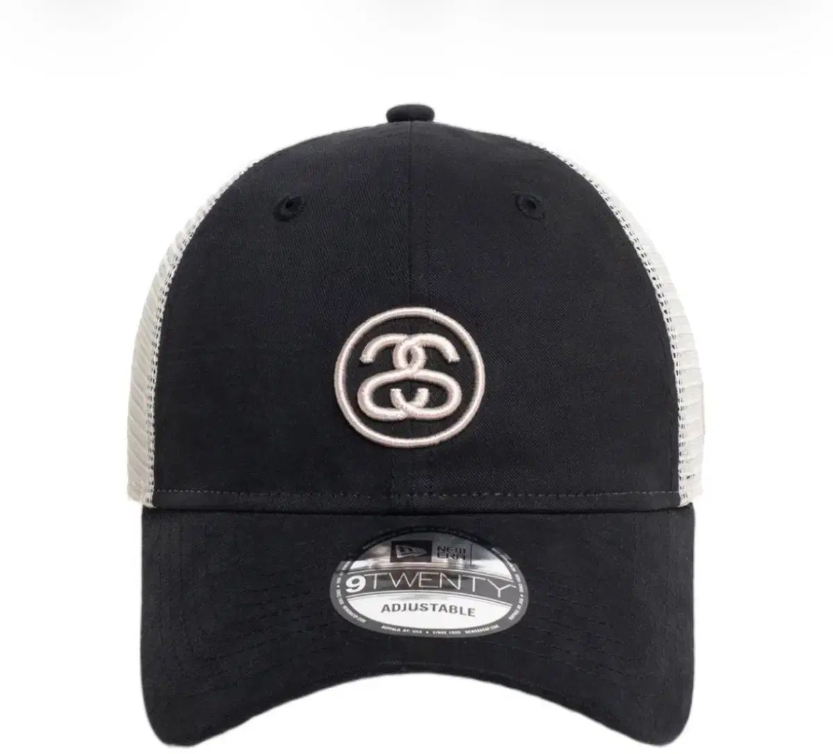 STUSSY NEW ERA 9Twenty SSリング トラッカー NIGHT BLACK