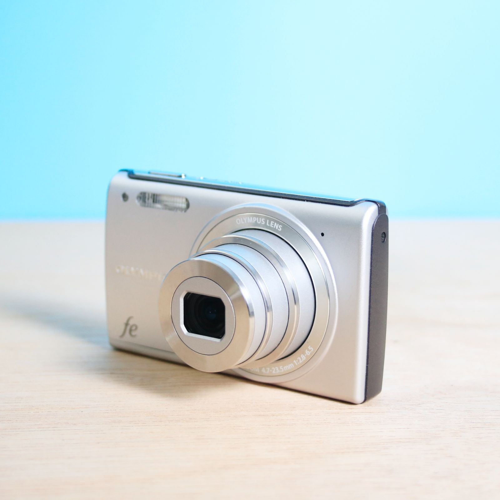 完動品❁美品 OLYMPUS EF-5050 オリンパス シルバー オールドコンデジ 