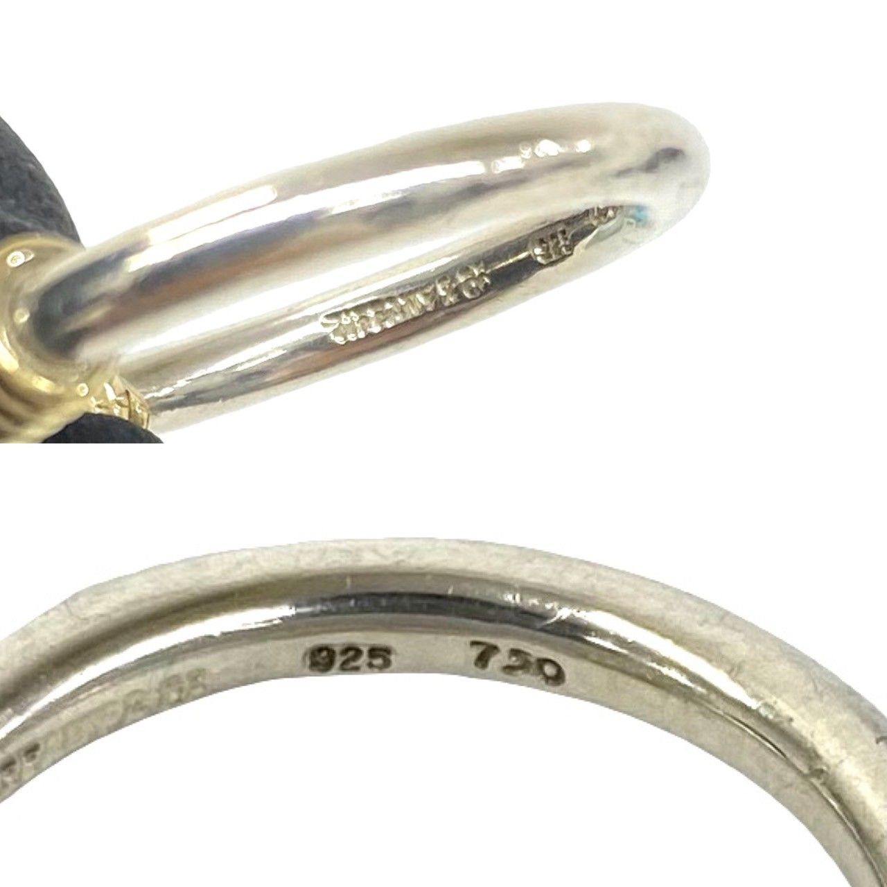 極 美品 TIFFANY&Co. ティファニー バンドウィズ 2 ワイヤー リング 
