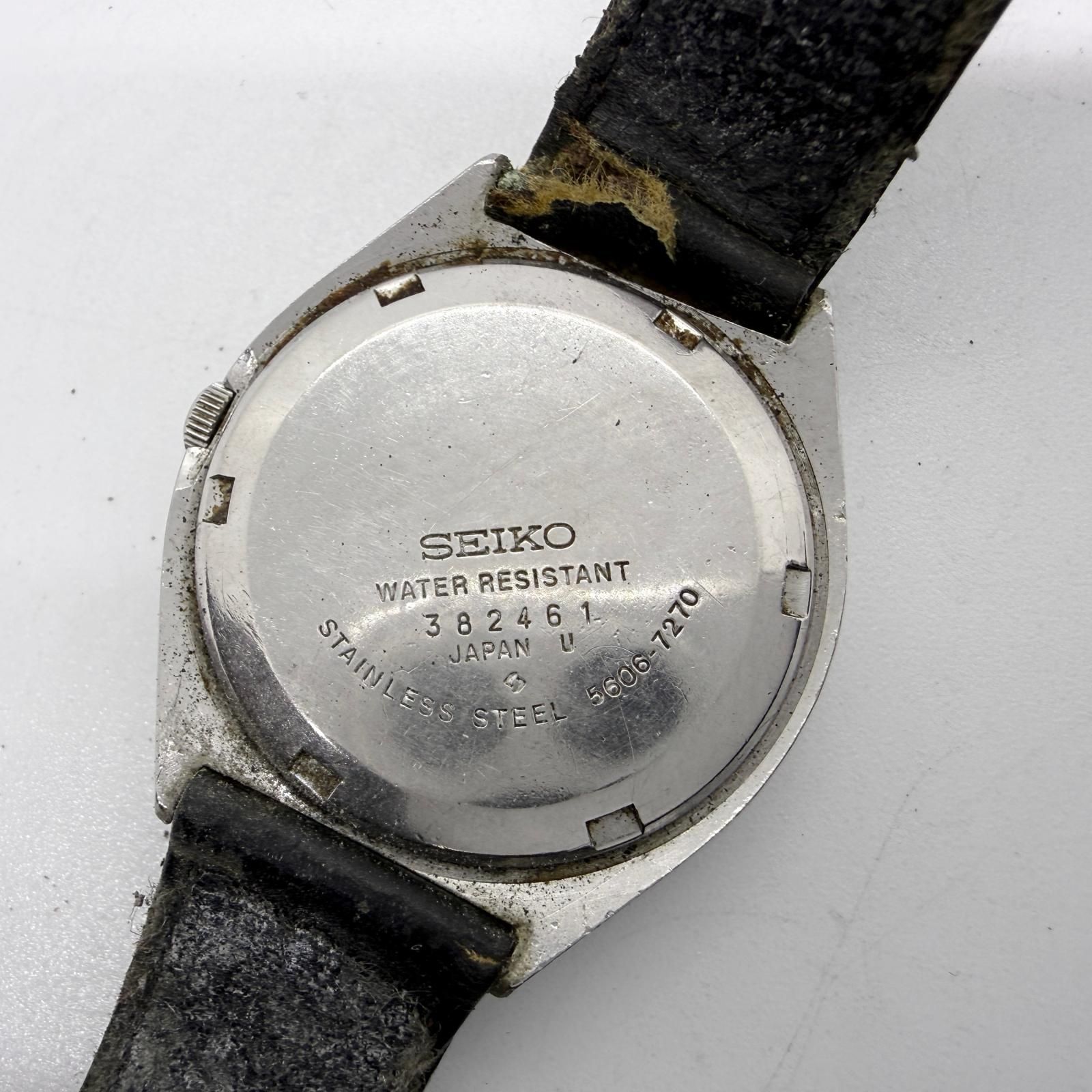 SEIKO セイコー ロードマチック 23JEWELS 5606-7270 ブルー AT メンズ