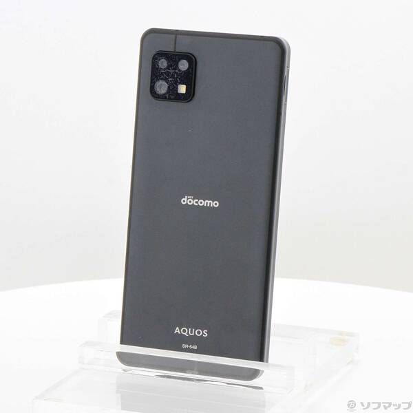 ソフマップ 〔中古品〕 AQUOS sense6 64GB ブラック SH-54B docomo SIMフリー【196】