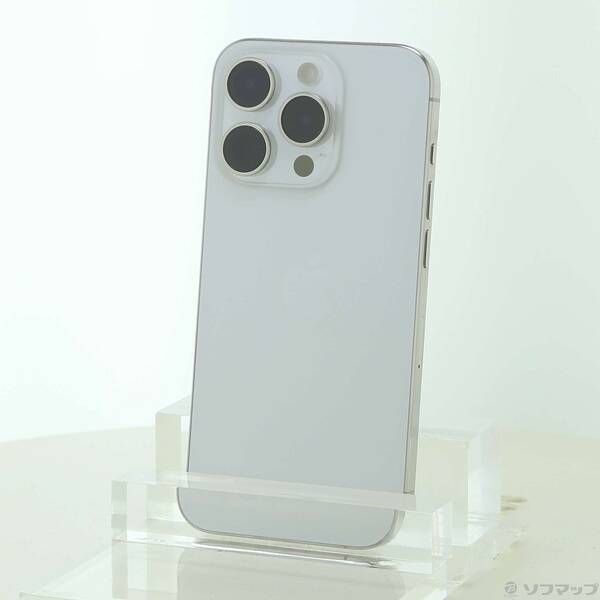 ソフマップ 〔中古品〕 iPhone15 Pro 128GB ホワイトチタニウム MTU83J／A SIMフリー【262】