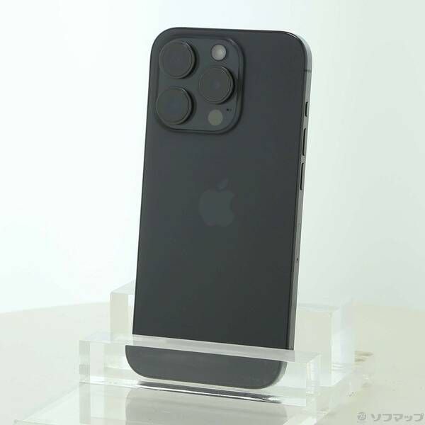 ソフマップ 〔中古品〕 iPhone15 Pro 128GB ブラックチタニウム MTU73J／A SIMフリー【262】