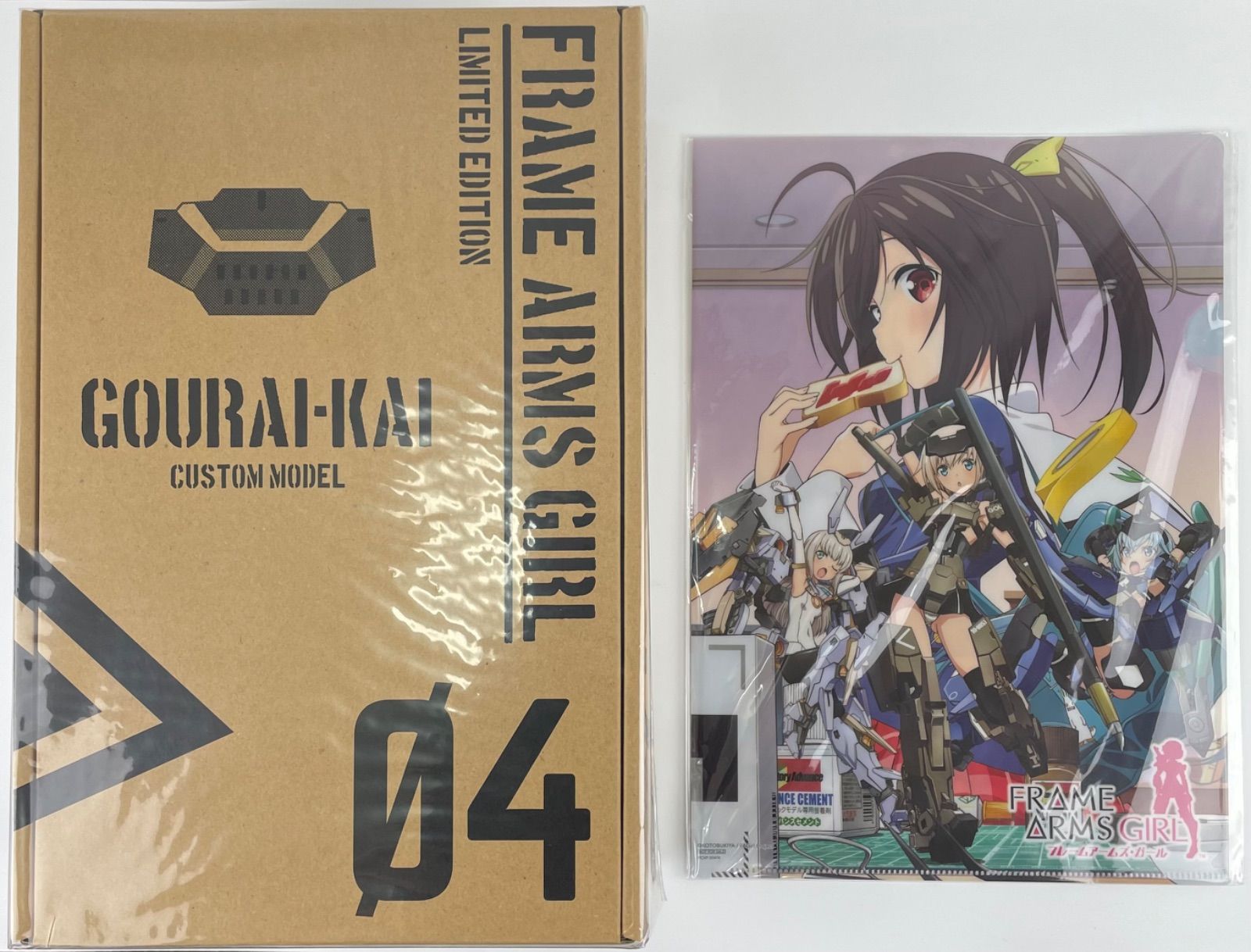 【新品】「フレームアームズ・ガール」4 Blu-ray限定プラモデルキット[アニメ版 轟雷改]付)