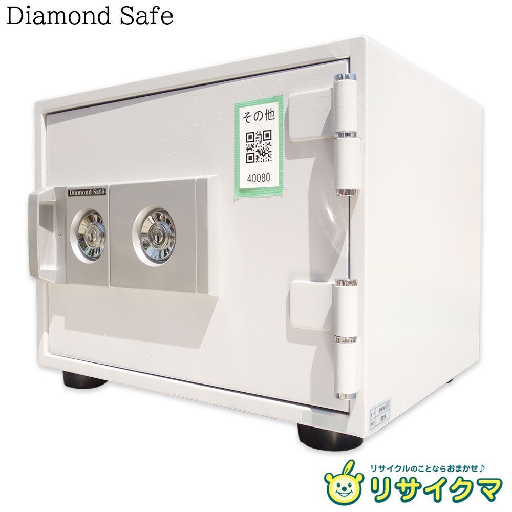 耐火金庫　DW30-M　長期保管品　未使用 中古】M▽Diamond Safe ダイヤセーフ 耐火金庫 2キータイプ 27kg DW30